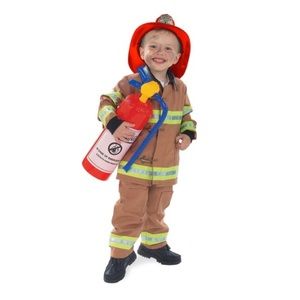 Firefighter Toddler Costume🧑‍🚒